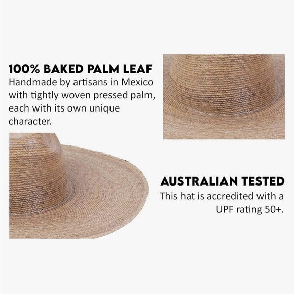 NWOT Lack of Color Western Wide Summer Palma Hat - Picture 12 of 14